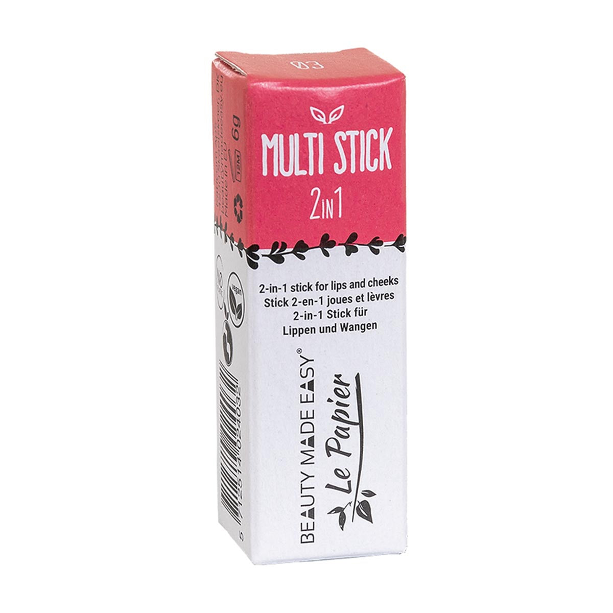 Beauty Made Easy Le Papier Multi-Stick 03 Rosa 1Un